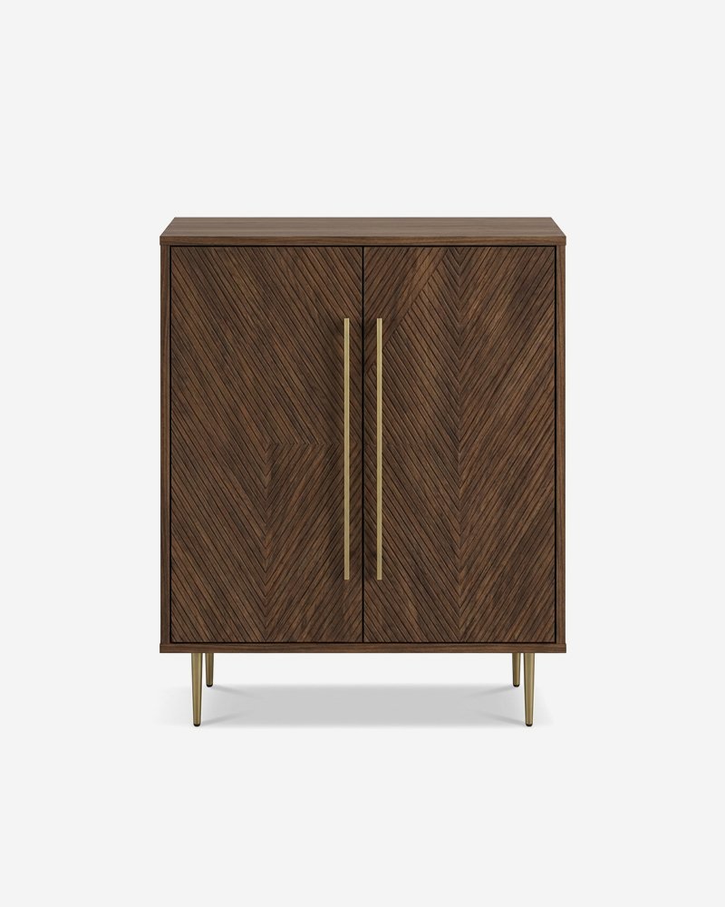 Walnut Double Cabinet